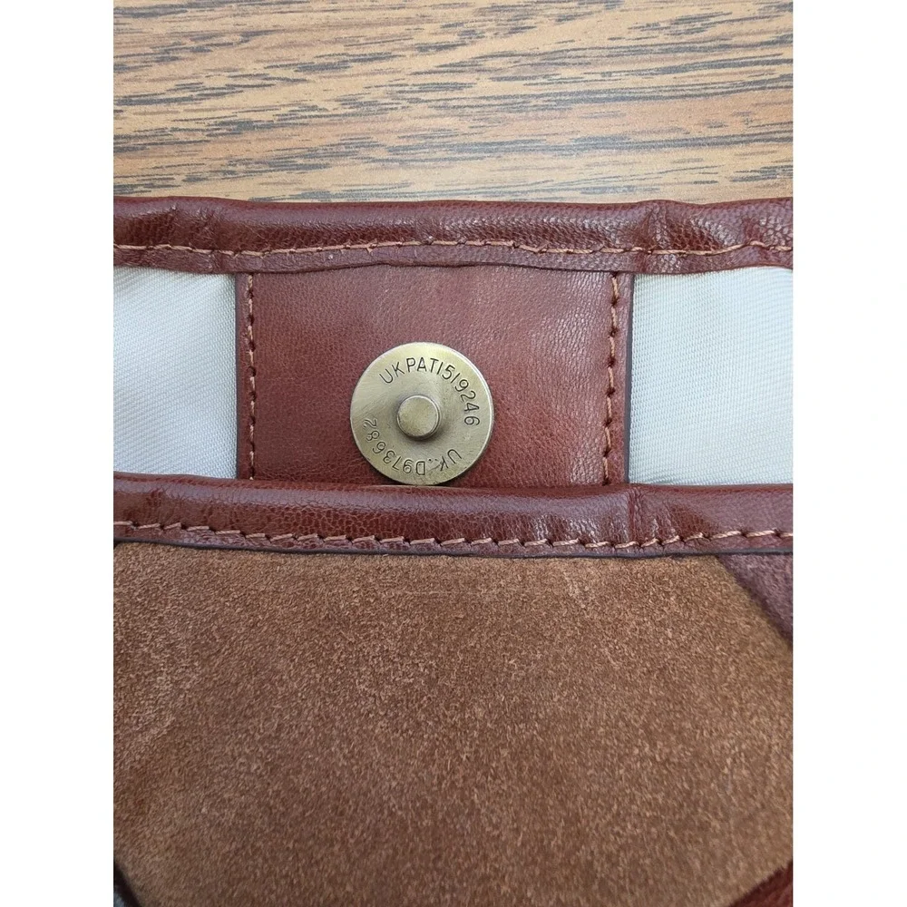 Lodis Piece Train Hobo Bag Patchwork Suede Genuine Leather NWT